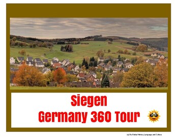 Preview of Siegen Germany Tour Project - Digital or Printable - distance learning