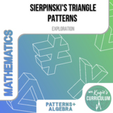 Sierpinski's Triangle Patterns | Math Exploration