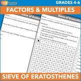 Sieve of Eratosthenes – Finding Common Multiples, Prime an