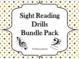 Sight Reading Drill Cards Bundle Pack! Save 10%!