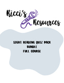 Sight Reading Quiz Pack - FULL COURSE