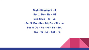 Preview of Sight Reading/Singing Flash Cards 1 - 5