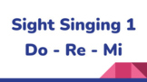 Sight Reading/Singing Flashcards - Set 1