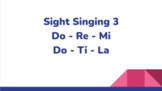 Sight Reading/Singing Flashcards - Set 3