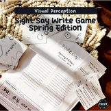 Sight Say Write Game for Visual Perception | Spring Edition