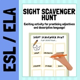 Sight Scavenger Hunt | Visual Descriptive Language Activity