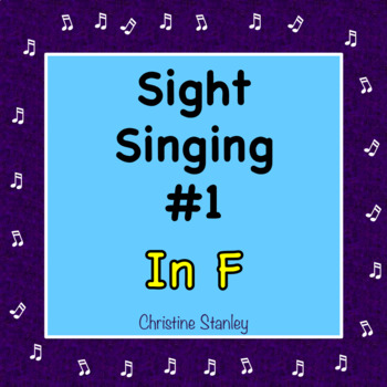 Preview of Chorus Sight Singing #1 in F ♫
