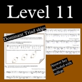 Sight Singing Level 11 (Dominant Triad - So Ti Re skips)