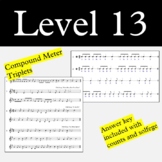 Sight Singing Level 13 (Compound Meter, 6/8, Triplets)