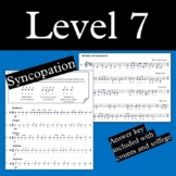 Sight Singing Level 7 (Syncopation, eighth-quarter-eighth)