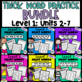Sight/Trick Word Practice Pack (Level 1, Units 2-7)
