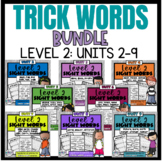 Sight/Trick Word Practice Pack (Level 2, Units 2-9)