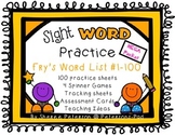 Sight WORD Practice Packet MEGA BUNDLE {Fry's Word List 1-100}