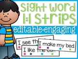 Sight Word 1 to 1 Strips