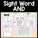 Sight Word AND {2 Books and 4 Worksheets!}