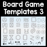 Blank Board Game Templates 3 +Spinners & Arrows