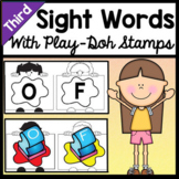 Third Grade Literacy Centers with Play-Dough Stamping {41 Words!}
