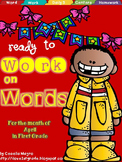 Sight Word Activites for April Word Work 1st Grade