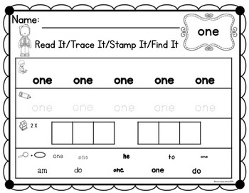 Sight Word Worksheets by Maureen Prezioso | Teachers Pay Teachers