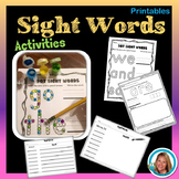 Sight Word Centers for Kindergarten