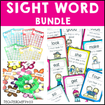 Preview of Sight Word Activities Bundle 