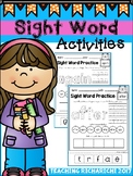 Sight Word Activities (First Grade) Coronavirus Packet Dis