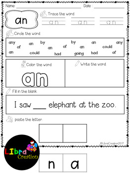Sight Word Activities First Grade by Sue Kayobie | TpT