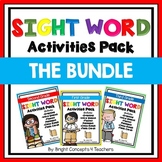 Sight Word Activities Pack- BUNDLE