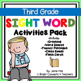 Sight Word Activities Pack- THIRD GRADE