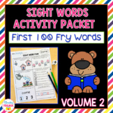 Sight Word Activities | Printable Worksheets (First 100 Fr