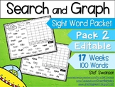 Sight Word Practice! Search, Read, Graph Sight Word Game! 