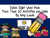 Dolch Sight Word Activities-AT LEAST 10 for each set! Pre-