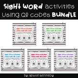Sight Word Activities With Audio QR Codes {THE BUNDLE}