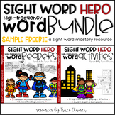 Sight Word Practice - Activities & Readers Sample FREEBIE 
