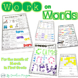 Sight Word Activities for March Word Work 1st Grade