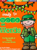 Sight Word Activities for March  Word Work 2nd Grade