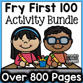 Preview of Sight Word Activity Bundle - Fry's First 100