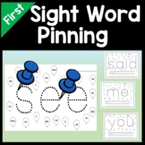First Grade Literacy Centers with Pins and Paper {41 words!}