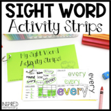 Sight Word Activity Strips BUNDLE!