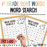 Sight Word Activity Word Search for Sight Word Practice - 