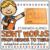 Sight Words Adapted Work Binder® | Grades K-3 Sight Word W