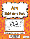 Sight Word "Am" Emergent Reader
