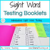 Sight Word Assessment Booklets
