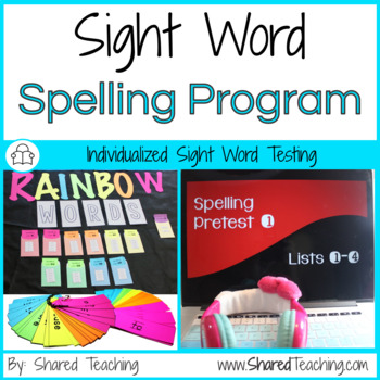 Preview of Sight Word Assessment and Spelling Program Bundle