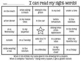 Sight Word BINGO (1st and 6th six weeks)
