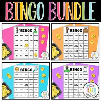 Preview of Sight Word BINGO - Fun Sight Word Games for Early Reading Skills & Literacy