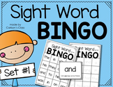 Sight Word BINGO -- Set #1