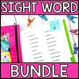 Sight Word BUNDLE | Sight Word Practice & Assessment Syste