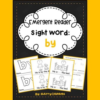 Preview of Sight Word BY | Emergent Readers | FRY Sight Words