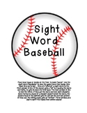 Sight Word Baseball!